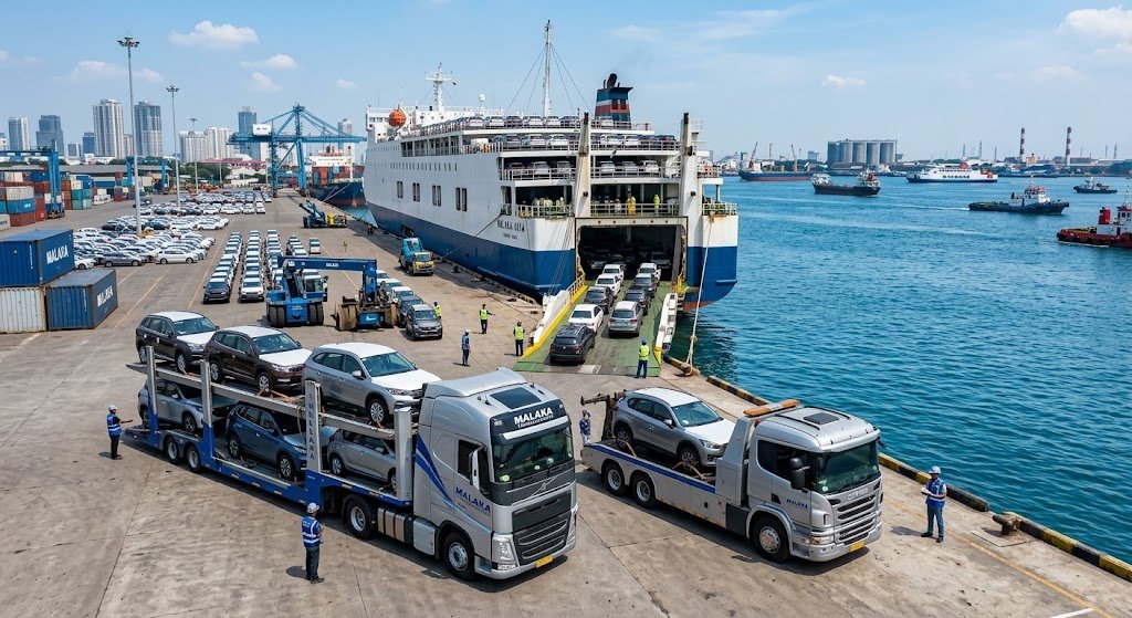 Car Carrier Highway Transport